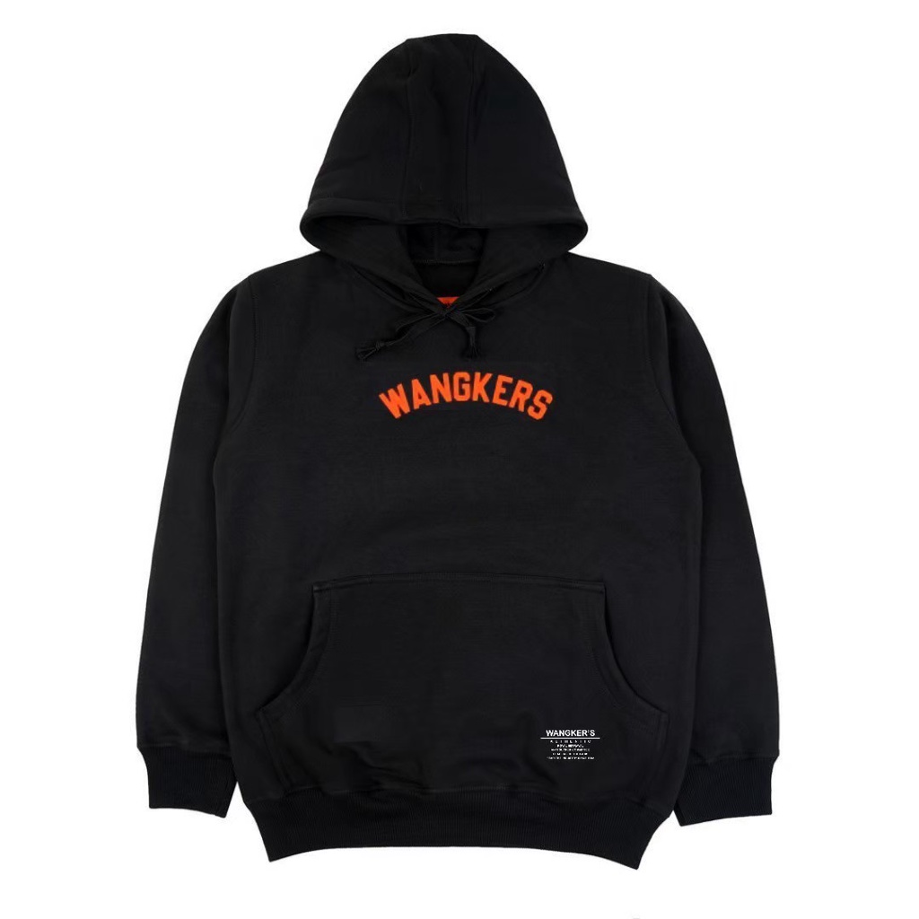 AKN - SWEATER HOODIE PRIA  TEBAL TERBARU  REPEAT - BLACK ORIGINAL WANGKERS