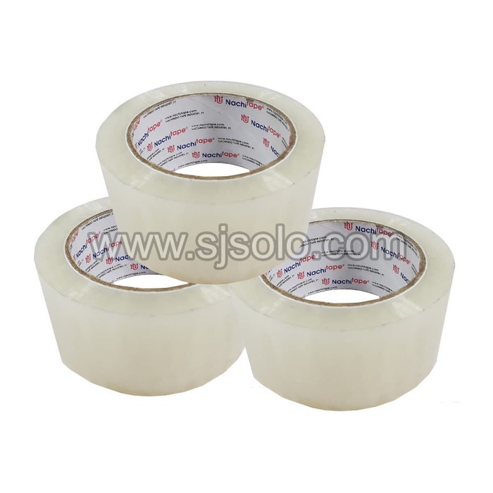 

Lakban Bening Putih Nachi Tape Selotip Isolasi 48 mm Solasi Bening