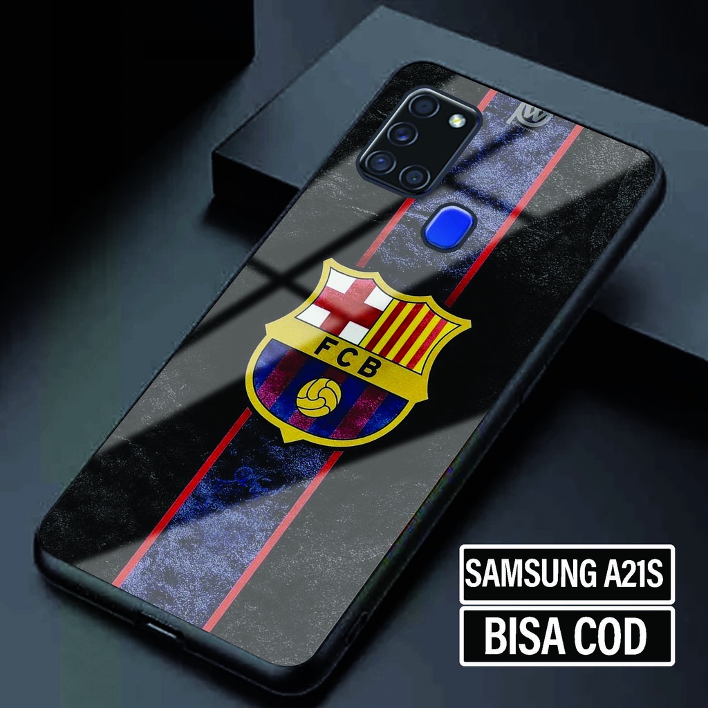 Hardcase Glossy Samsung A21S [ Club Bola 1 ] - Softcase Glossy Samsung A21S - Softcase Dove Samsung 
