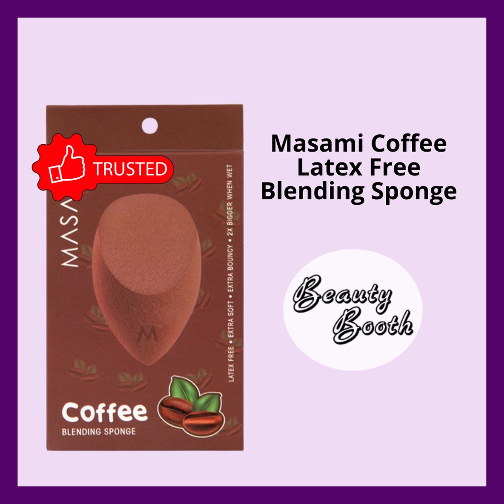 MASAMI Coffee Latex Free Blending Sponge