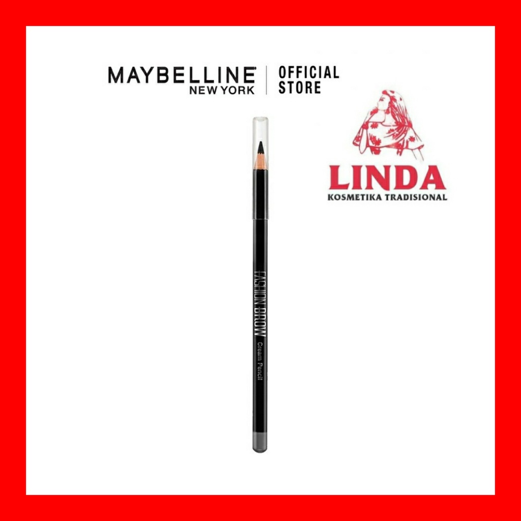 MAYBELLINE FASHION BROW CREAM PENCIL (Eyebrow Pensil Alis)