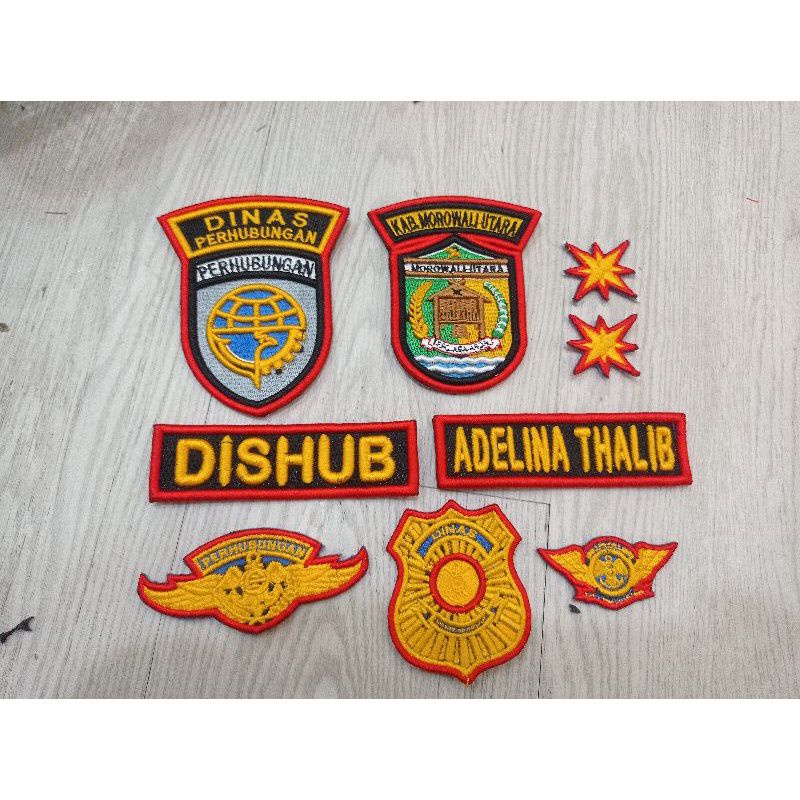 BET DISHUB BORDIR 3D BET DISHUB TIMBUL