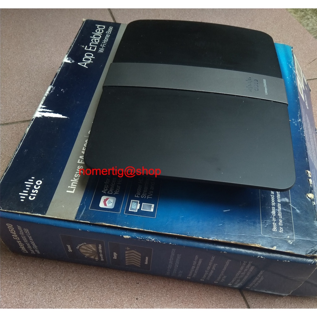 Linksys EA4500 Wifi N900 Dual band Gigabit openWRT Load balance Router