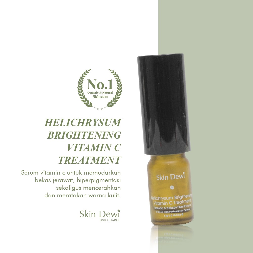 

Skin Dewi Helichrysum Brightening Vitamin C Treatment (Mini Size 5gr) (Skincare Organic)