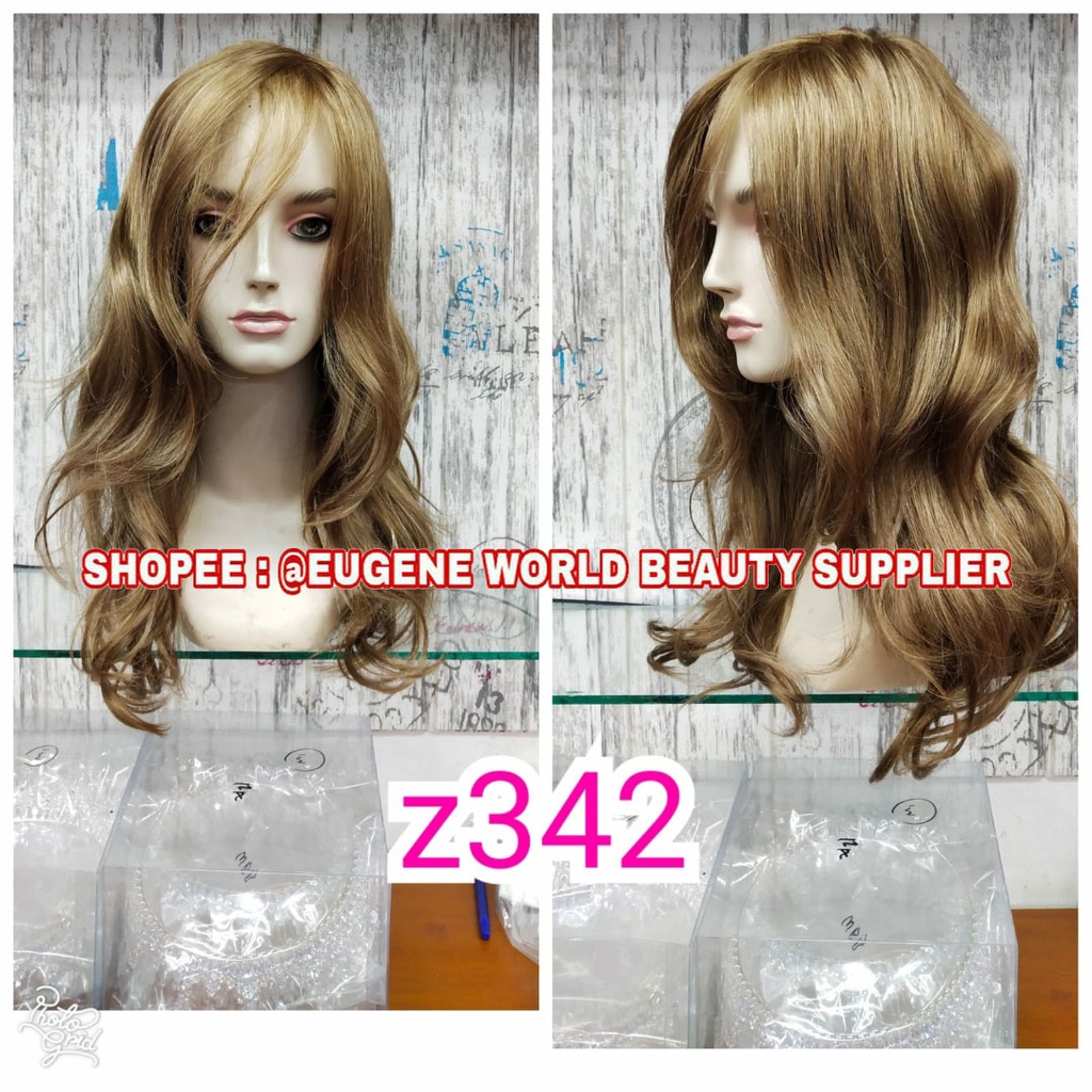 FREE PARTING WIG BISA BEBAS PINDAH GANTI BELAHAN RAMBUT RAMBUT PALSU FULL WIG CEWE CEWEK WANITA PANJ