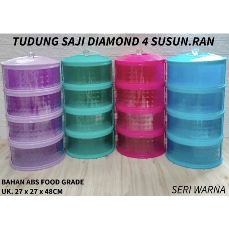 Tudung Saji Diamond 4 Susun