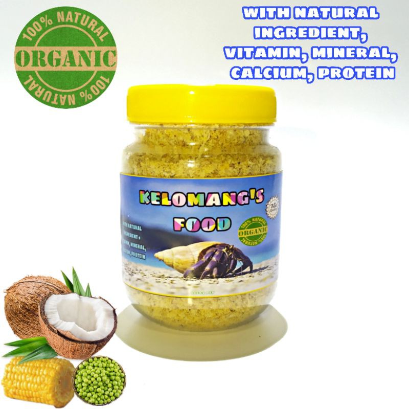 [120 GR] KELOMANG'S FOOD makanan kelomang darat keong kumang umang pompongan hermit crab land food