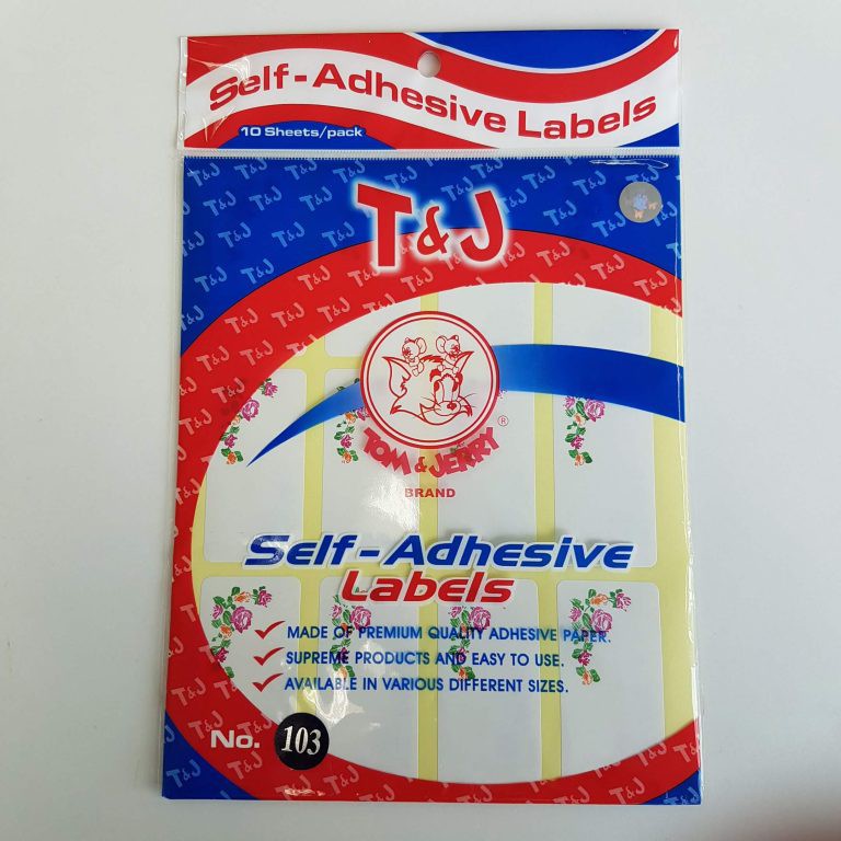 

LABEL TOM JERRY MOTIF 1 PACK ISI 10 SHEET 贴纸