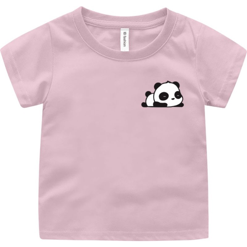 Kaos Anak Unisex Laki &amp; perempuan Panda small Baju Distro Anak Atasan Perempuan T Shirt Anak Cewek