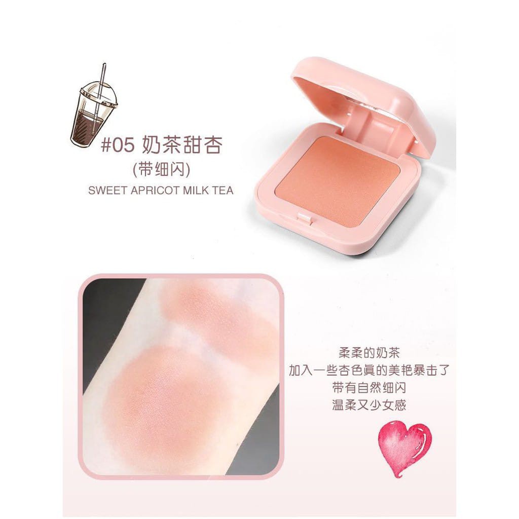 Lameila No.3042 Candy Natural Orange Rouge Blush 6 Color Choose HK3042