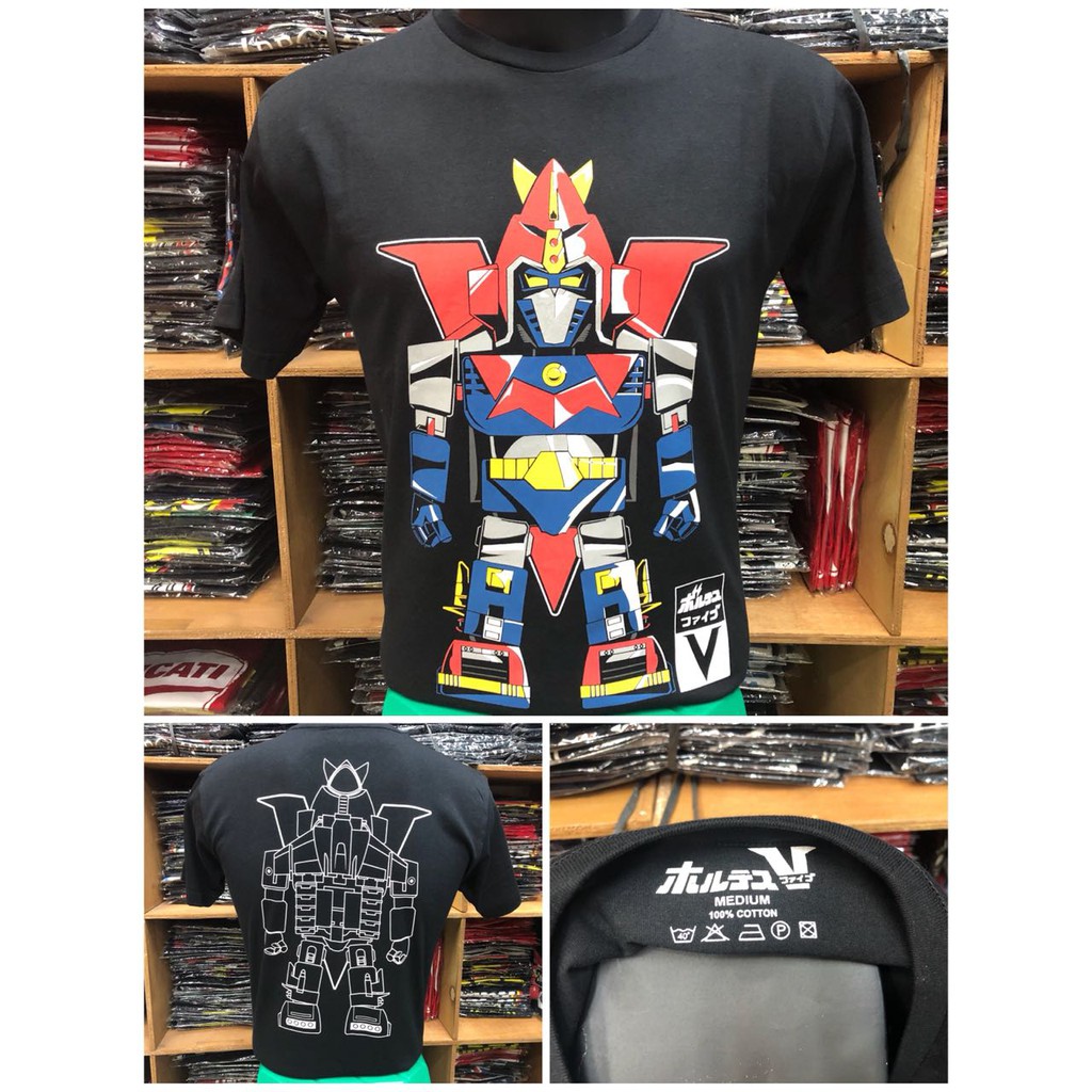 Kaos Pendek Voltus Robot Hitam