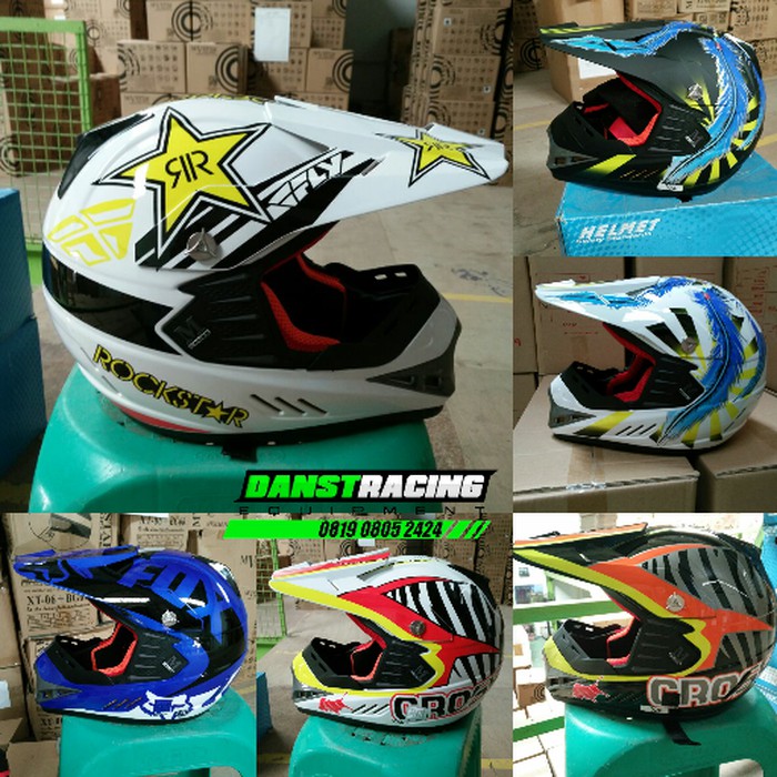 Helm anak mvstar helm balap cross anak not kyt-nhk-cargloss-airoh