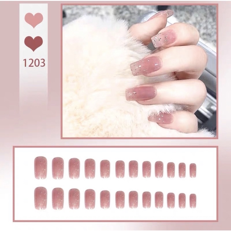 Kuku Palsu 【A33，lem sticker】Nikah kuku Wedding False Nailart Pengantin Tangan