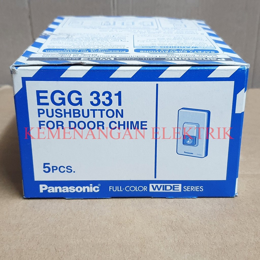 PANASONIC EGG331 KNOB BEL / KNOP BELL / TOMBOL / PENCETAN / SAKLAR BELL RUMAH