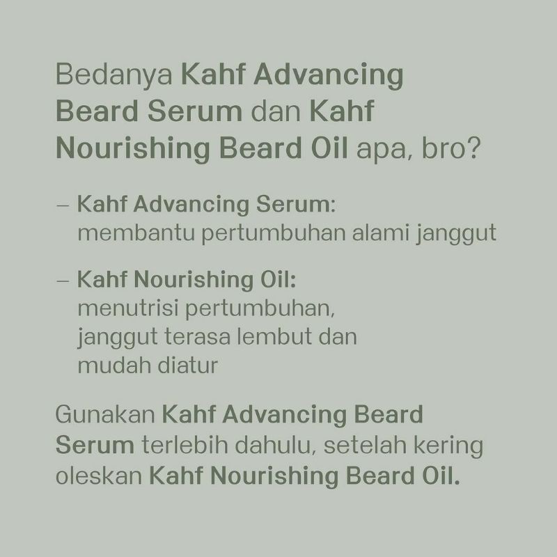 Kahf Nourishing Beard Oil 30 ml