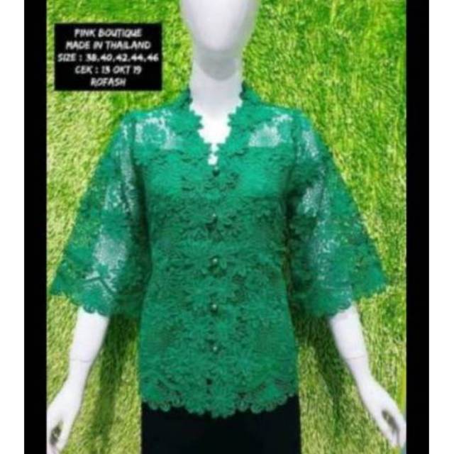 Hoky full Brokat Pink boutique Ori Bangkok