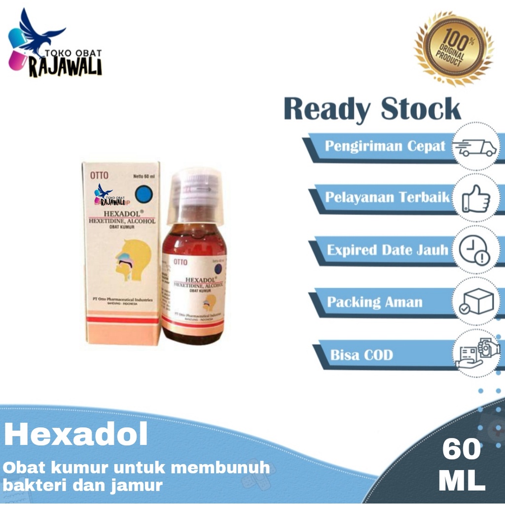 Hexadol gargle 60ml obat kumur