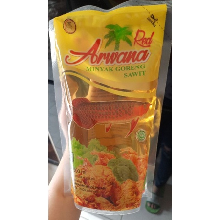 minyak goreng 900 ml red arwana