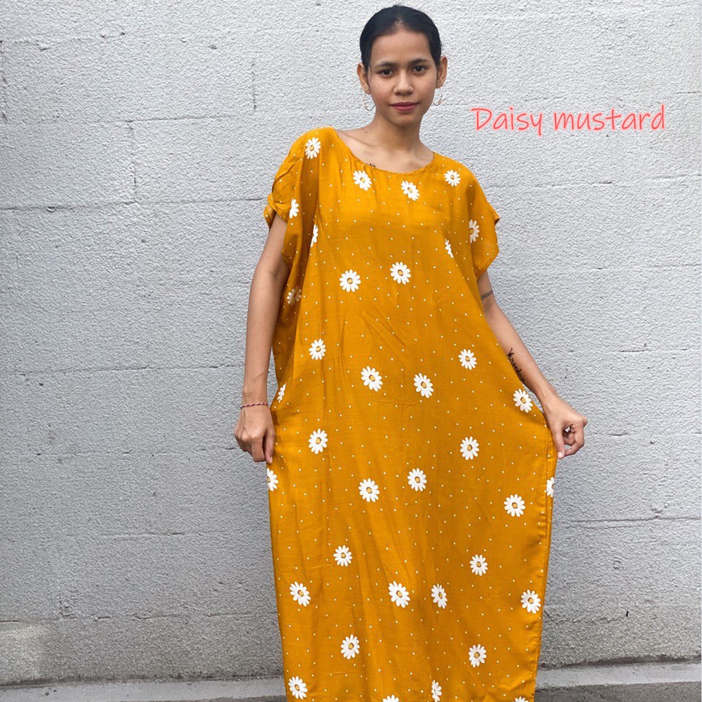 DASTER BALI NON BUSUI JUMBO XXL-DAISY XXL MUSTARD