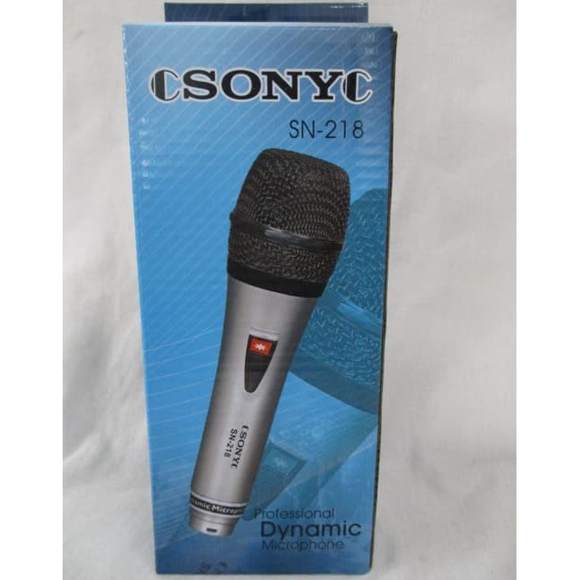 Mic Microphone Karaoke SONY SN-218/Mic Kabel Vokal Dynamic