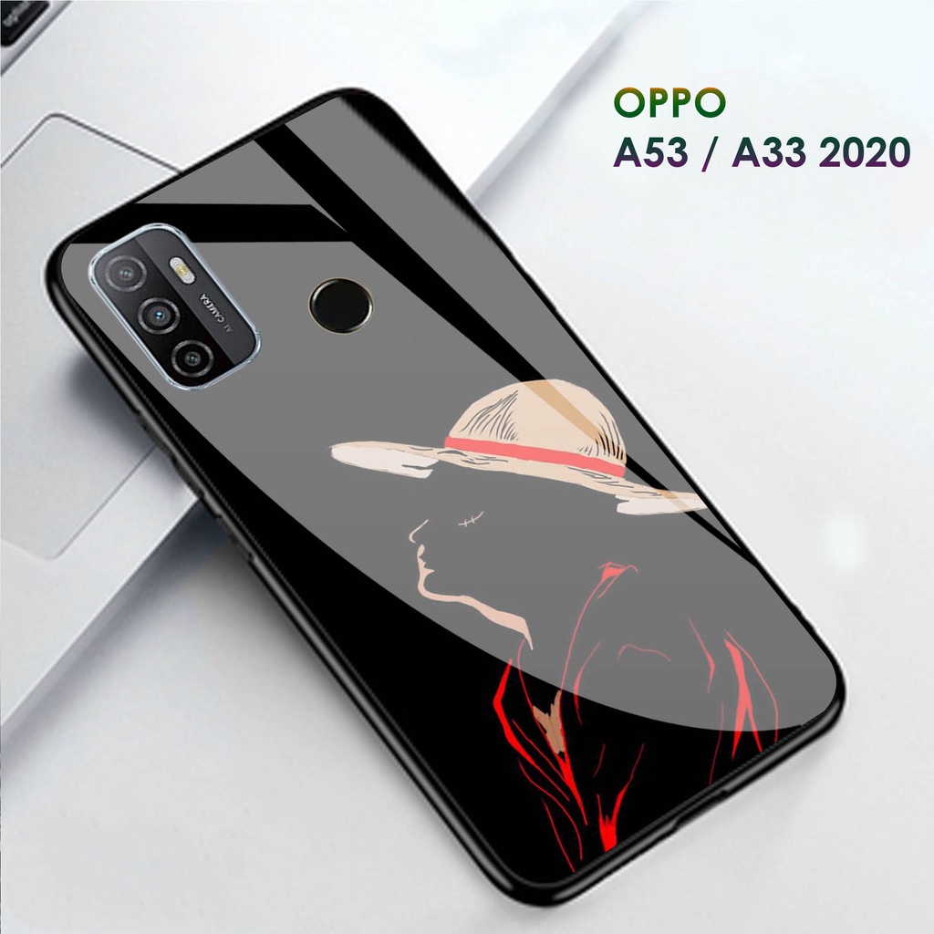 Softcase Glass Kaca Oppo A53 A33 2020 (Case Hp) Oppo A53 A33 2020 (CASING HP) Oppo A53 A33 2020 (S10)