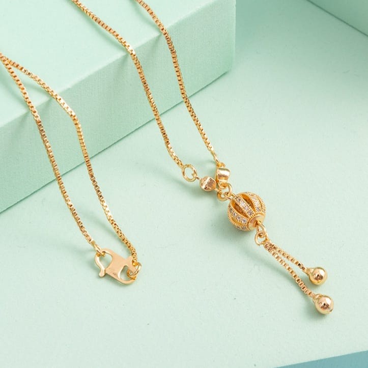 Kalung Angsa Aesthetic Titanium Anti karat Terbaru 2021 liontin Swan Berlian Kalung Wanita Lapis Emas 24k Anti Luntur Aksesoris Wanita Kalung liontin kupu-kupu / hati / angsa