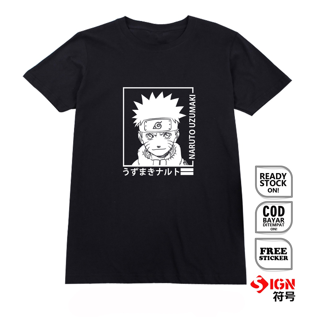 KAOS NARUTO UZUMAKI ANIME MANGA BAJU JEPANG SASUKE KAKASHI ITACHI UCHIHA GAARA MADARA OBITO SIGNCLOT