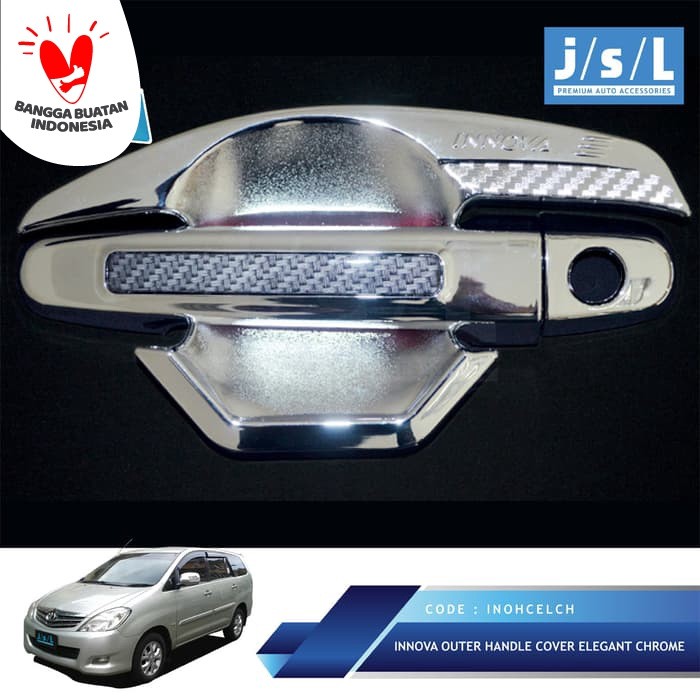 New Kijang Innova 2005-2015 Outer Mangkok Cover Elegant Chrome/Aksesoris Innova JSL
