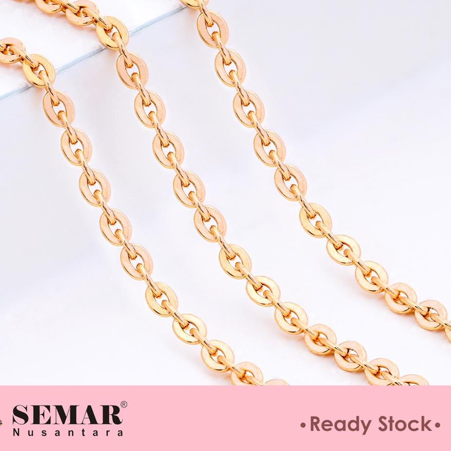 Koleksi Terbaru.. Kalung Emas Anak Rolona Polos Gold 10K Semar Nusantara