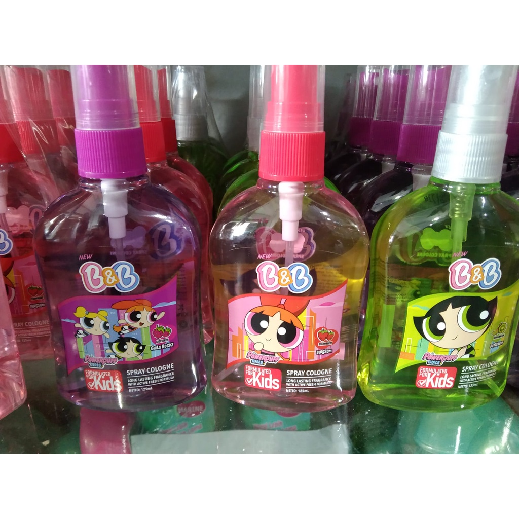 B&amp;B KIDS Spray Cologne Powerpuff(125 mL)/B&amp;B KIDS/PARFUM ANAK