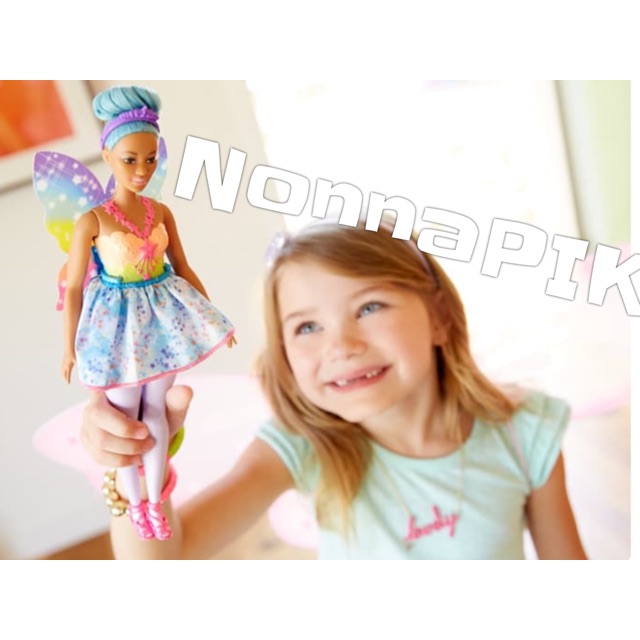 Barbie Dreamtopia Fairy Doll (Blue) Princess Boneka