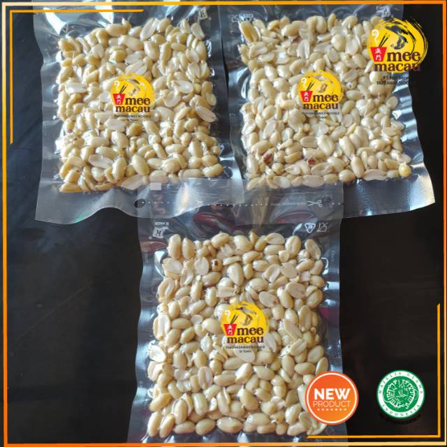 

Kacang Tanah Kupas Vacuum | Kacang Tojin Bawang Mpasi Mentah Import Organik | 100 Gram