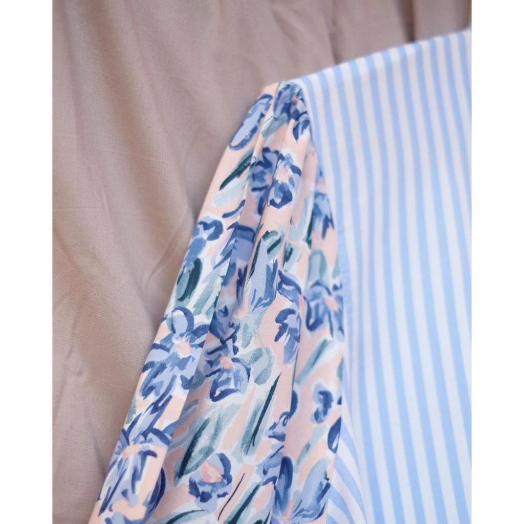 Kemeja wanita oversize miyasa denim blueberry-2