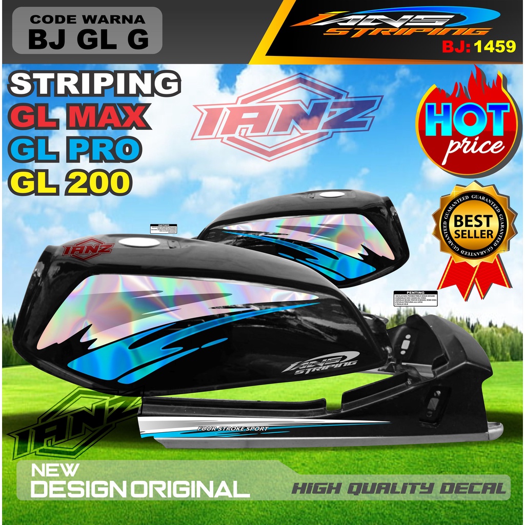 STRIPING GL MAX HOLOGRAM / STRIPING GL PRO MAX 2000 VARIASI HOLOGRAM / STRIPING GL