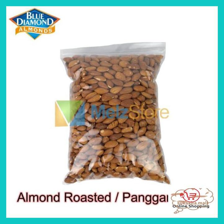 

U79Iytut- Kacang Almond Panggang Kupas Blue Diamond Roasted 1Kg Ae5Wrf4-