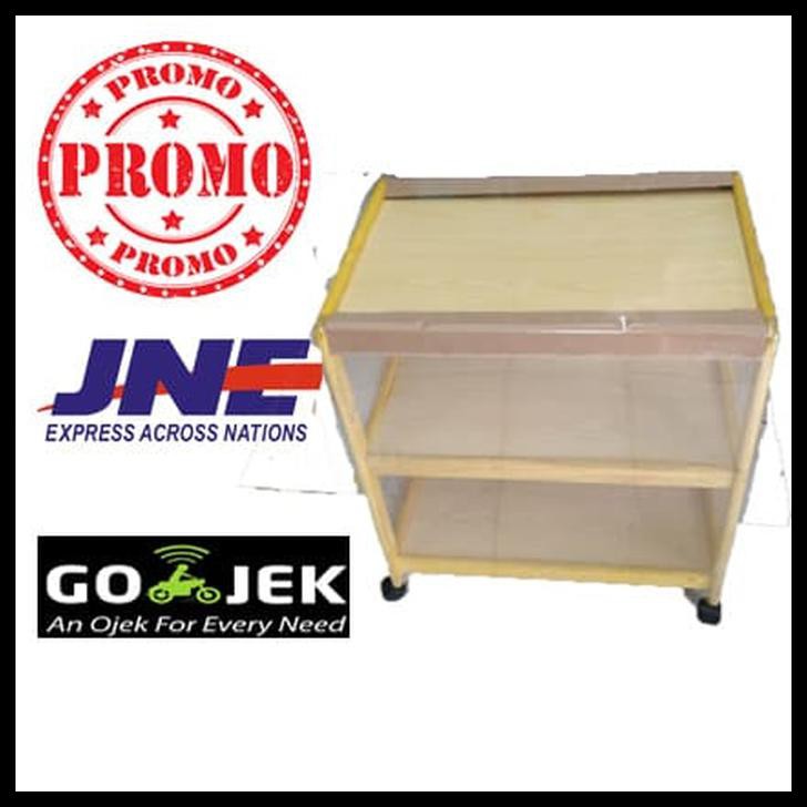 TERJAMIN PROMO MURAH TEMPAT TV MEJA TV / RAK TV KAYU / BUFET TV KAYU RODA