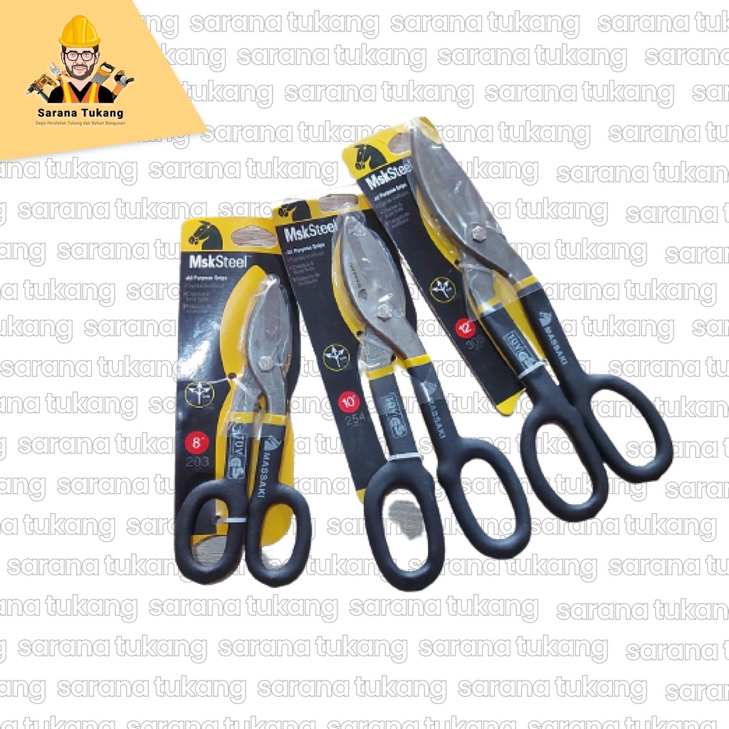 

Gunting Seng MASAKI | Gunting Furing Baja Ringan | Aviation Snips