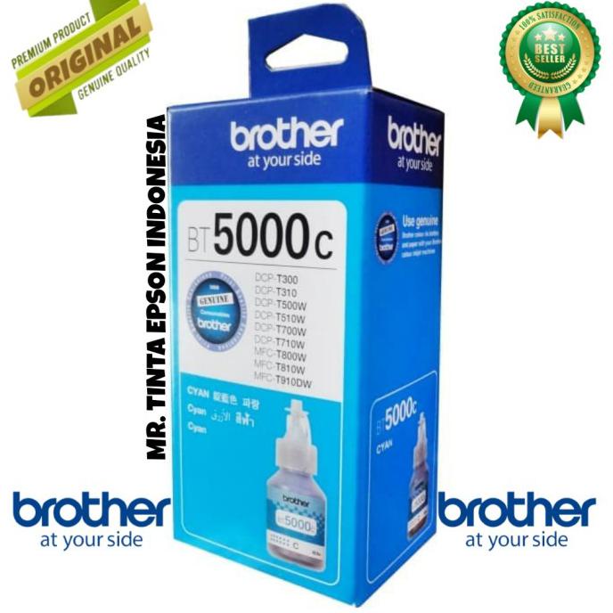 Tinta Brother Bt 5000 / Bt5000 Cyan Original (Bt5000C) - Biru