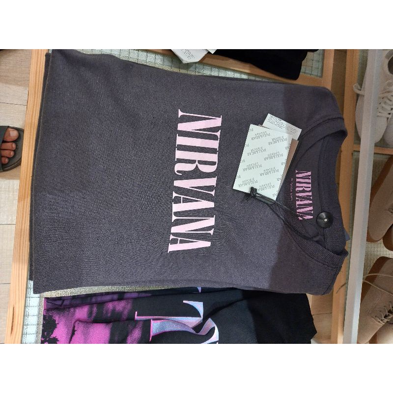 JASTIP tshirt NIRVANA pullandbear original new cowok