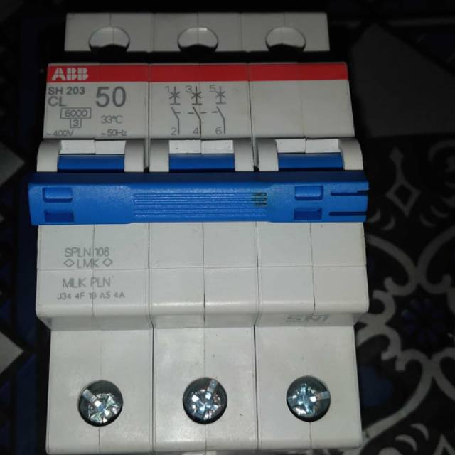 MCB 3phase 3fase ABB 50A
