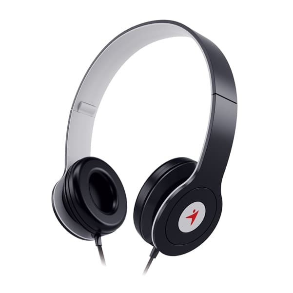 Audio - Headset - Elektronik Genius Hs-M450 Foldable On Ear Headphone With Mic Black 31710200100 -