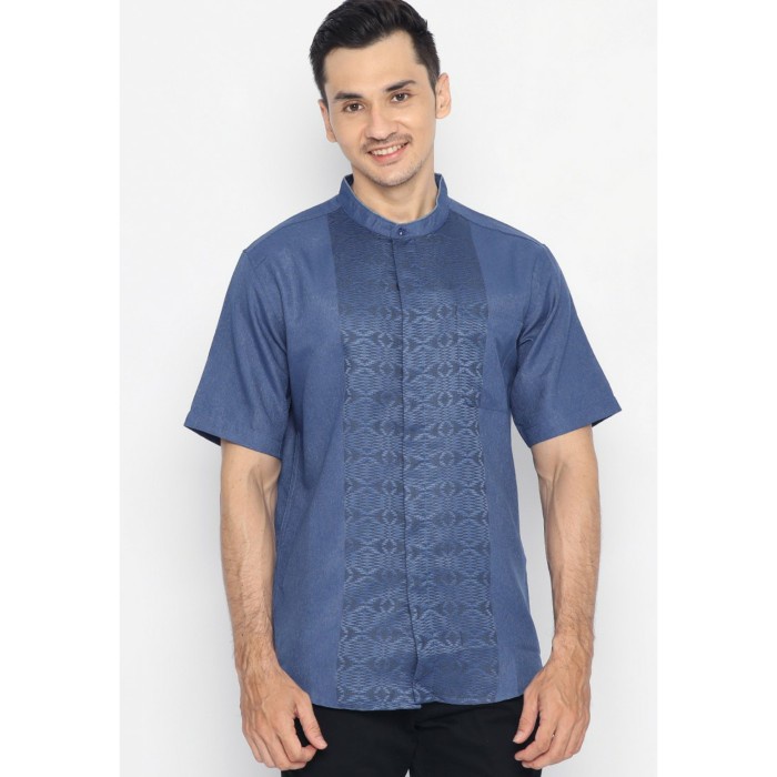 POLICE DENIM - BAJU KOKO PRIA ORIGINAL - 29B2D Koko Short Sleeve Shirt