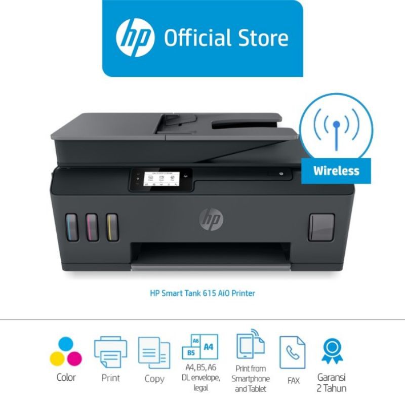 hp smart tank 615