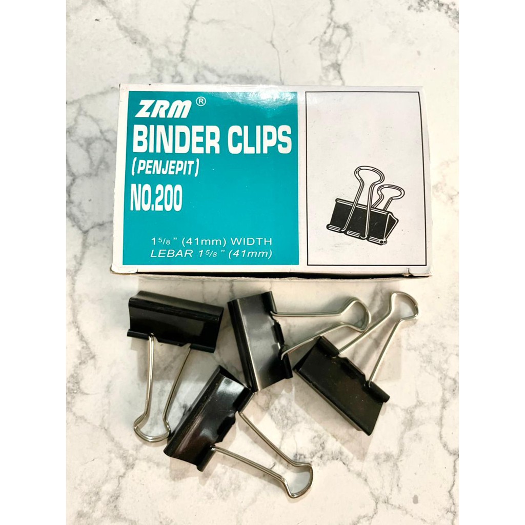 

binder clips/ klip kertas/ penjepit kertas