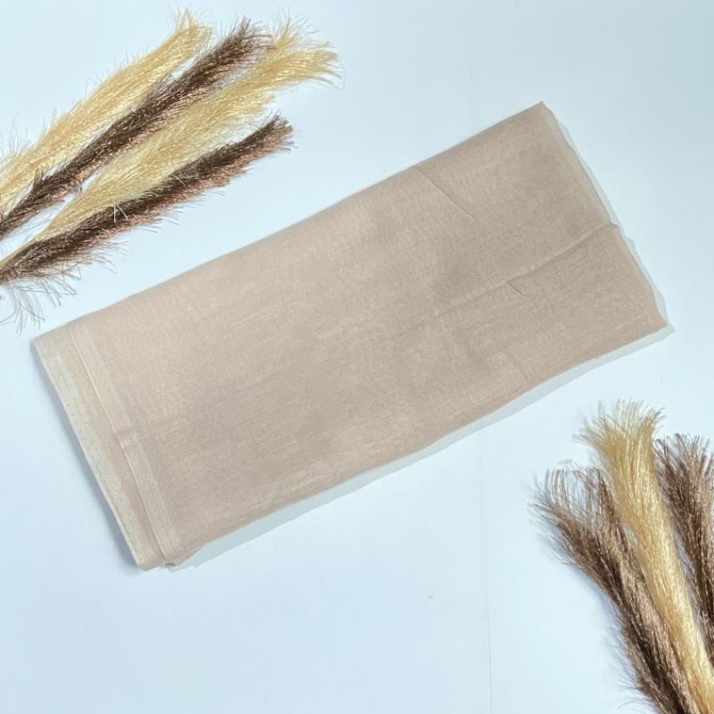 SEGIEMPAT PARIS POLOS PREMIUM AZARA | ANTI LETOY | PARIS VOAL | KERUDUNG MIRACLE MURAH | HIJAB JILBAB SQUARE | JILBAB SEMI PREMIUM SEKOLAH-Beige