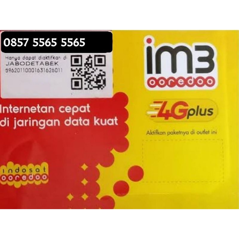 Nomor Cantik Perdana Indosat M3 0857 5565 5565