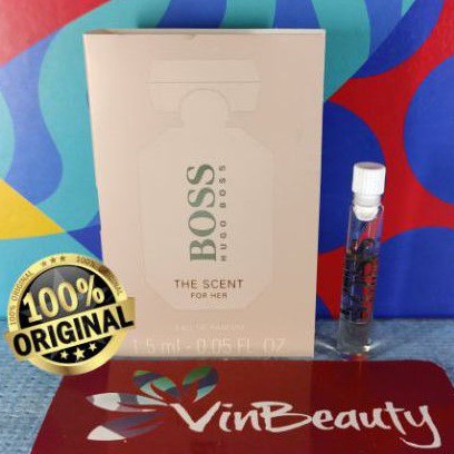 Vial Parfum OriginaL Hugo Boss The Scent For Her EDP 1.5 ml For Women Murah