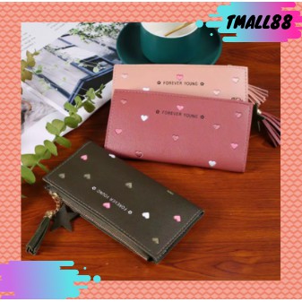 ♥TMALL88♥ DOMPET LIPAT PANJANG WANITA / SIMPLE / CANTIK / MURAH / FASHION KOREA