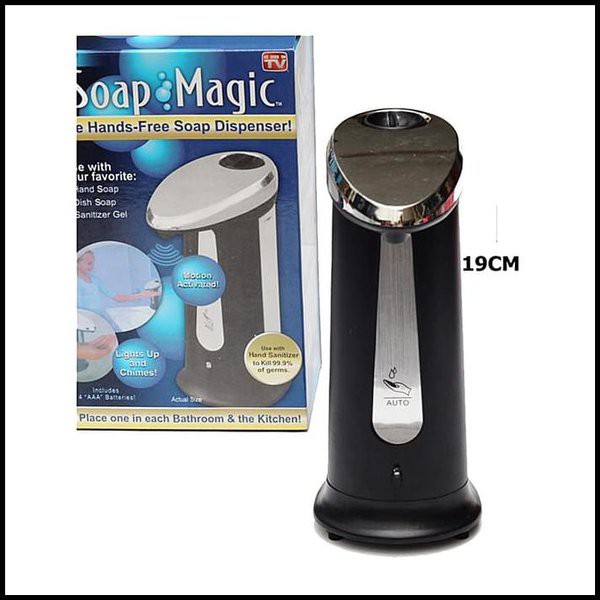 Dispenser Sabun Otomatis Charger / Finether Soap Magic Tabung Dispenser Sabun Otomatis 400ML