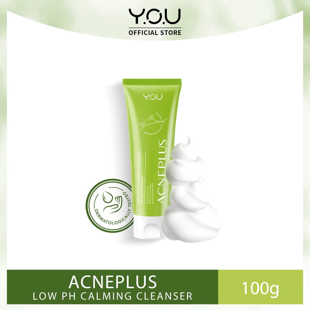 You Acneplus Low pH Calming Cleanser 100gr Original Pembersih Wajah Berjerawat / Emperor Official Store